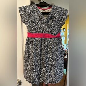 Tea Collection Girls Faux wrap dress